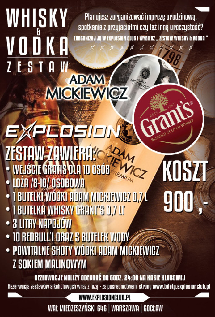 Zestaw Whisky&Vodka